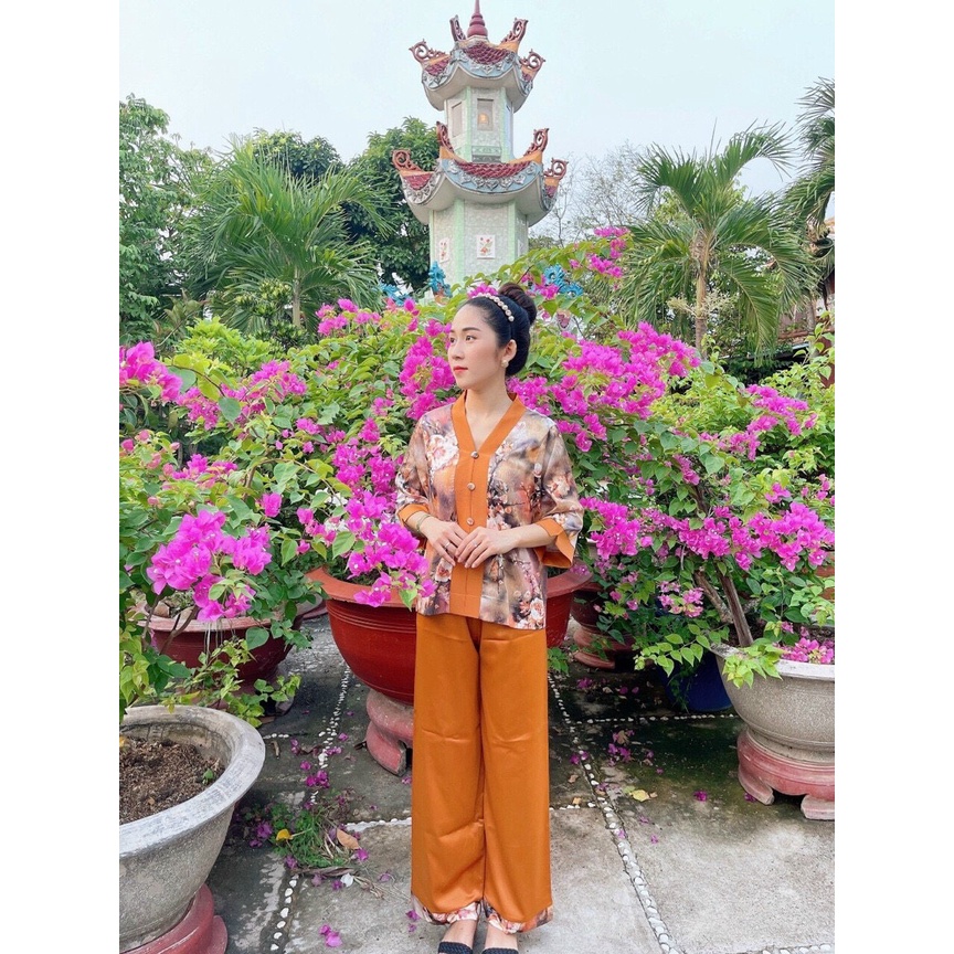 BÀ LAI LỤA VÂN PHÁP#ĐỒ LAM THỜI TRANG VẢI MỀM MÁT KHÔNG NHĂN