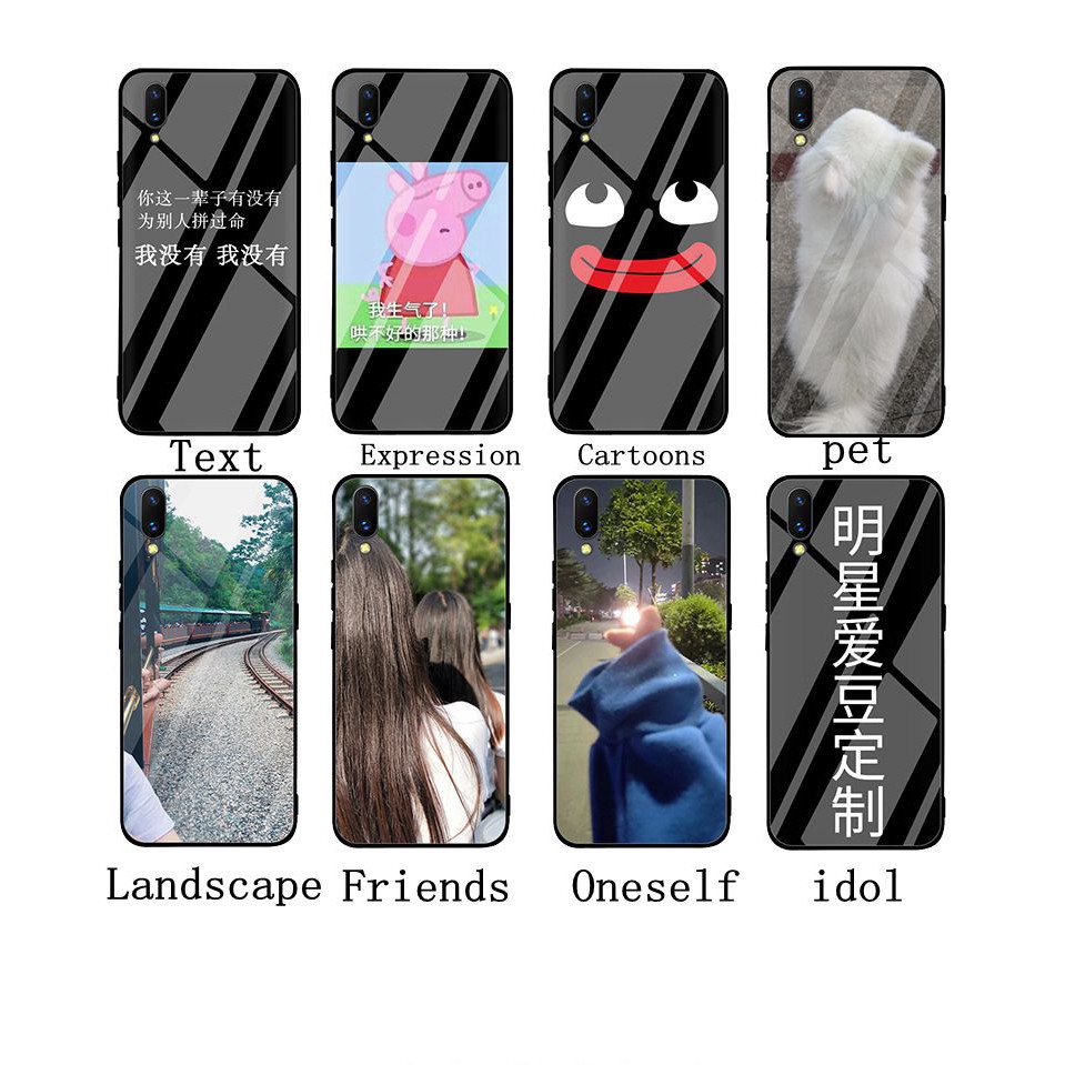DIY Customize by Pictures Meizu Pro6 Pro6s Pro7 Plus Glass Case Meizu U10 Metal2 E 15 Plus Case Meizu M15 15Lite 16 Plus Hard Case Personalized Custom Phone Case Private Order