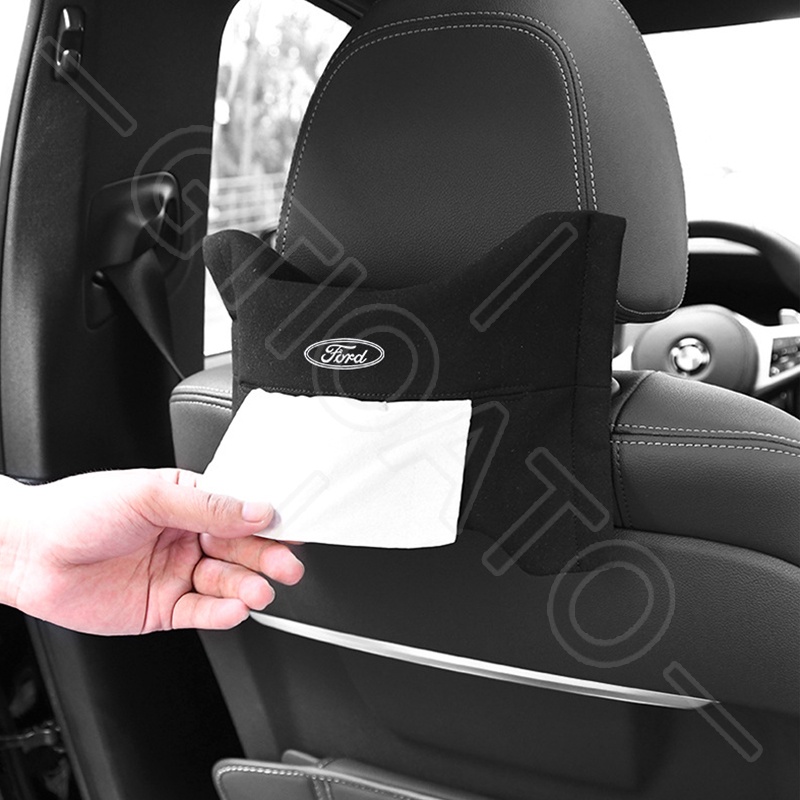 GTIOATO HộP ĐựNg GiấY ĂN Lưng Ghế Xe Hơi TúI Treo Đồ Sau Ghế Ô Tô Hộp Đựng Khăn Giấy Ô Tô HộP ĐựNg GiấY TrêN Xe Ô Tô TúI Treo Sau Ghế Ô Tô Phụ Kiện Xe Hơi Cho Ford Ranger Focus Everest Transit Fiesta Ecosport Mustang Raptor