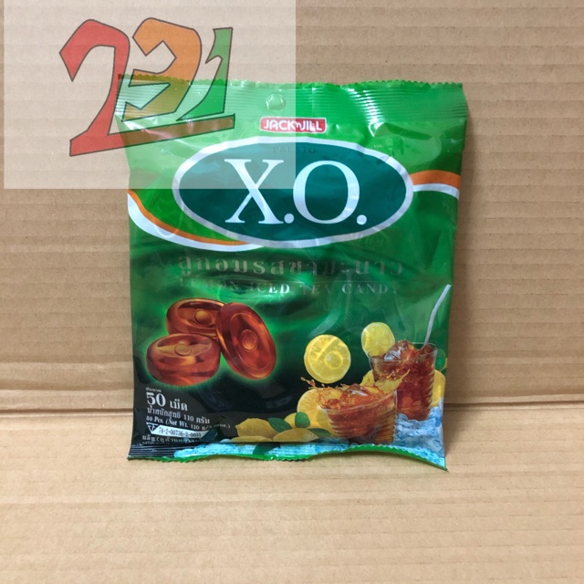 Túi Kẹo XO Trà Xanh Chanh Jack&amp;Jill 110g