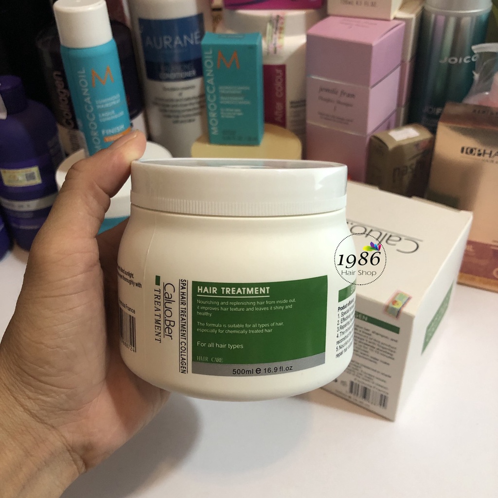 {CHÍNH HÃNG} HẤP DẦU SIÊU MƯỢT COLLAGEN CALUO.BER 500ML