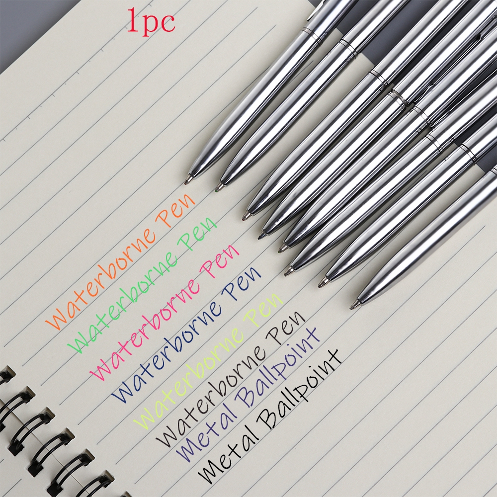 1 Bút Bi Mini Bằng Kim Loại Dùng Ký Tên Cho Trường Học/Văn Phòng