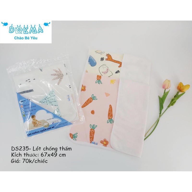 Lót chống thấm 3 lớp cotton Dokma