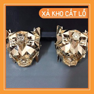 Xả Kho Giá Gốc Mặt hổ mạ vàng trang trí giày dép mũ nón quần áo cực sang cực đẹp