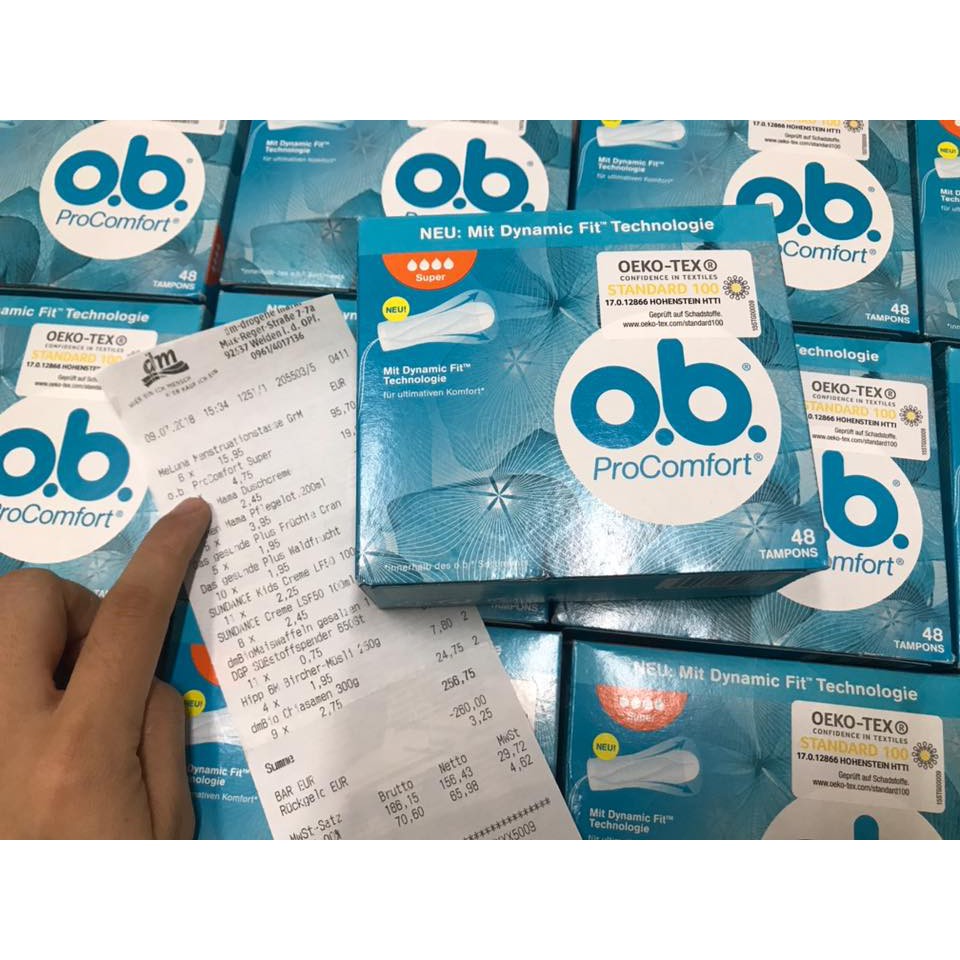 Băng Vệ Sinh Tampon Ob ProComfort