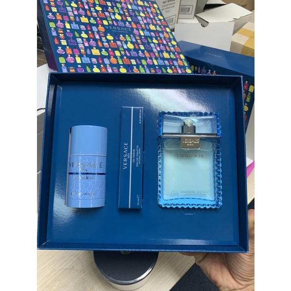 Bộ Set nước hoa Versace Man Eau Fraiche gồm 3 món như hình