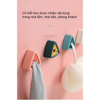 Móc dính tường tam giác, móc treo tam giác, treo đồ nhà bếp