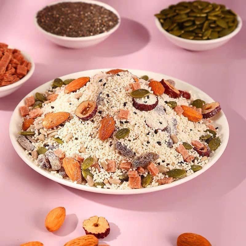 Tinh bột củ Sen - Bột củ Sen mix hạt dinh dưỡng 500gr