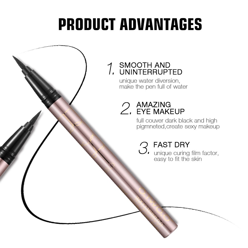 Bộ bút kẻ mắt + mascara O.TWO.O trang điểm lâu trôi chống thấm nước và nhanh khô 95g