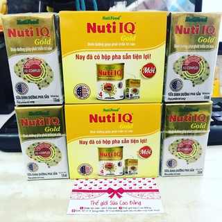 [Thùng] Sữa bột pha sẵn NutiFood 110ml Date mới