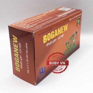 BOGANEW Thanh Nhiệt – Nhuận gan – Lợi mật – Đại Uy (Hộp 5 vỉ x 20 viên)