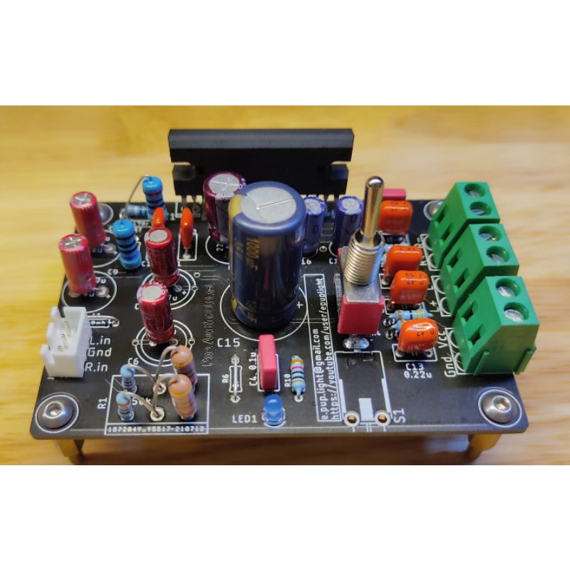 Mạch công suất Kia6210AH bản xịn sò dùng toàn linh kiện cao cấp