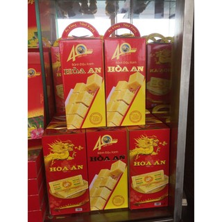 Bánh đậu xanh Hoà An hộp 1kg hộp gói quà ý nghĩa