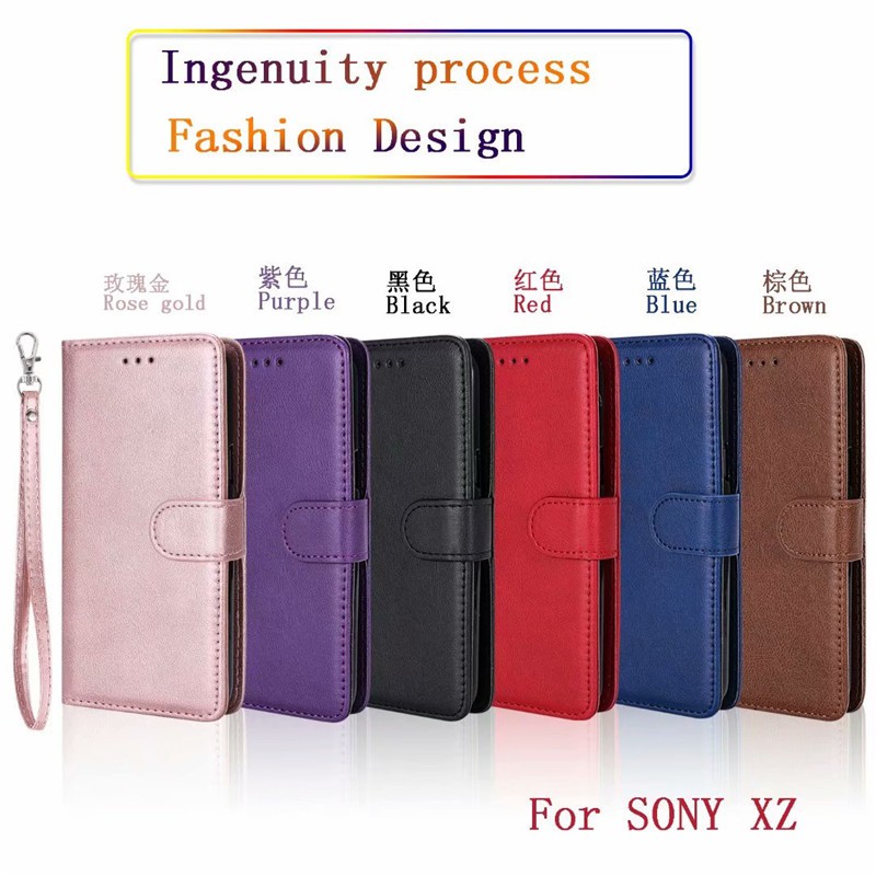 Bao Da Điện Thoại Nắp Lật Hai Trong Một Cho Sony Z5 Z3 Mini Xz Xa 1 Utra L1 C6 Xz Premium Ốp