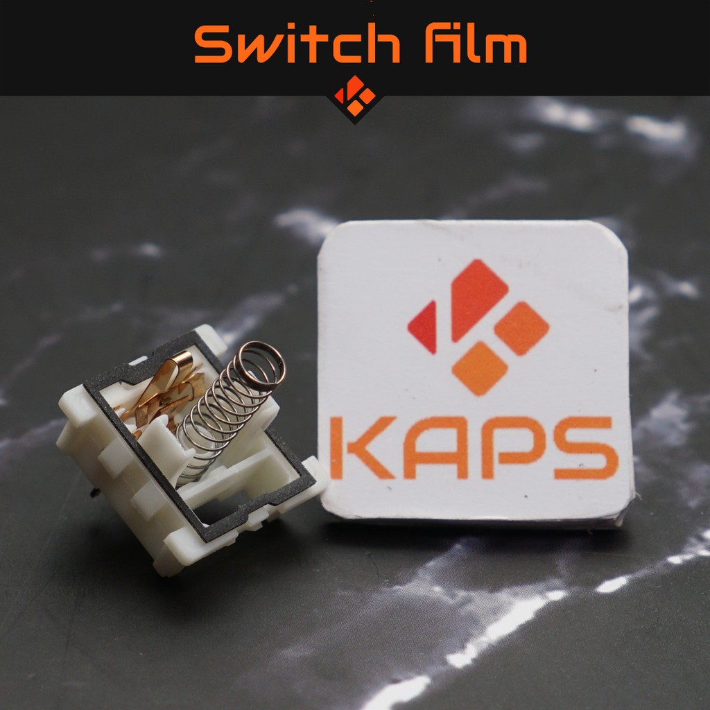 Film Switch | Tấm Film Đệm Switch Bàn Phím Cơ | Hàng Chính Hãng Kelowna | pack 120 film | HTV 0.13mm | KeysPoron 0.3mm