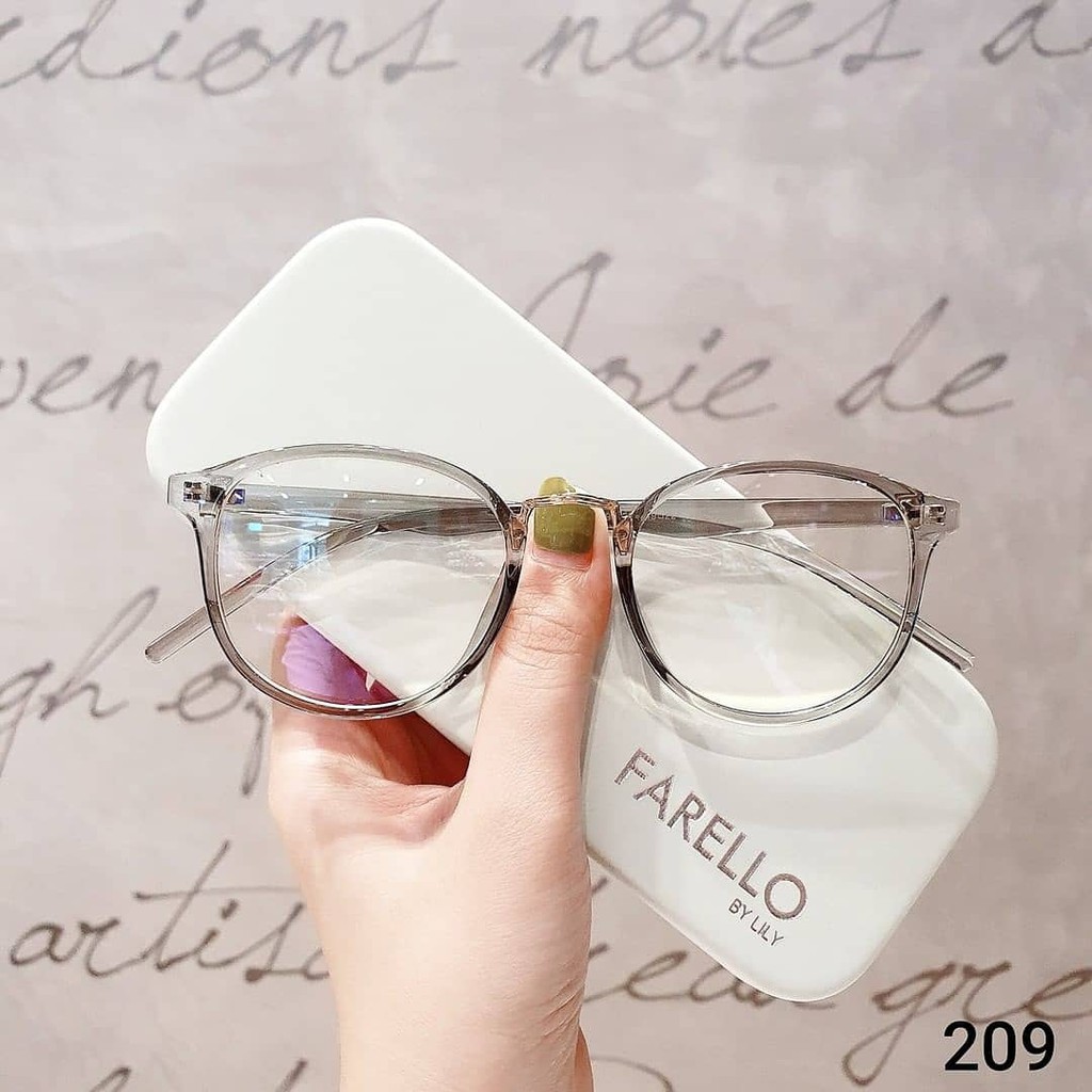 Gọng Kính Mắt Chất Liệu Nhựa Dẻo Mắt Tròn Thời Trang Nhiều Màu Sắc 209 | BigBuy360 - bigbuy360.vn