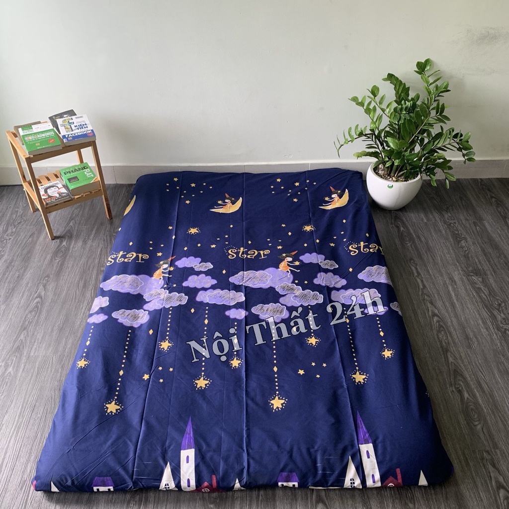 Drap Nệm, Bọc Bảo Vệ Đệm Bông Xuất Nhật Có Khoá Kéo 2 Mặt Kích Thước 1mx2m, 1m4x2m, 1m6x2m, 1m8x2m