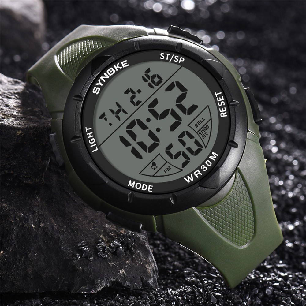 Đồng hồ LED SYNOKE đa năng chống thấm nước phong cách thể thao | BigBuy360 - bigbuy360.vn
