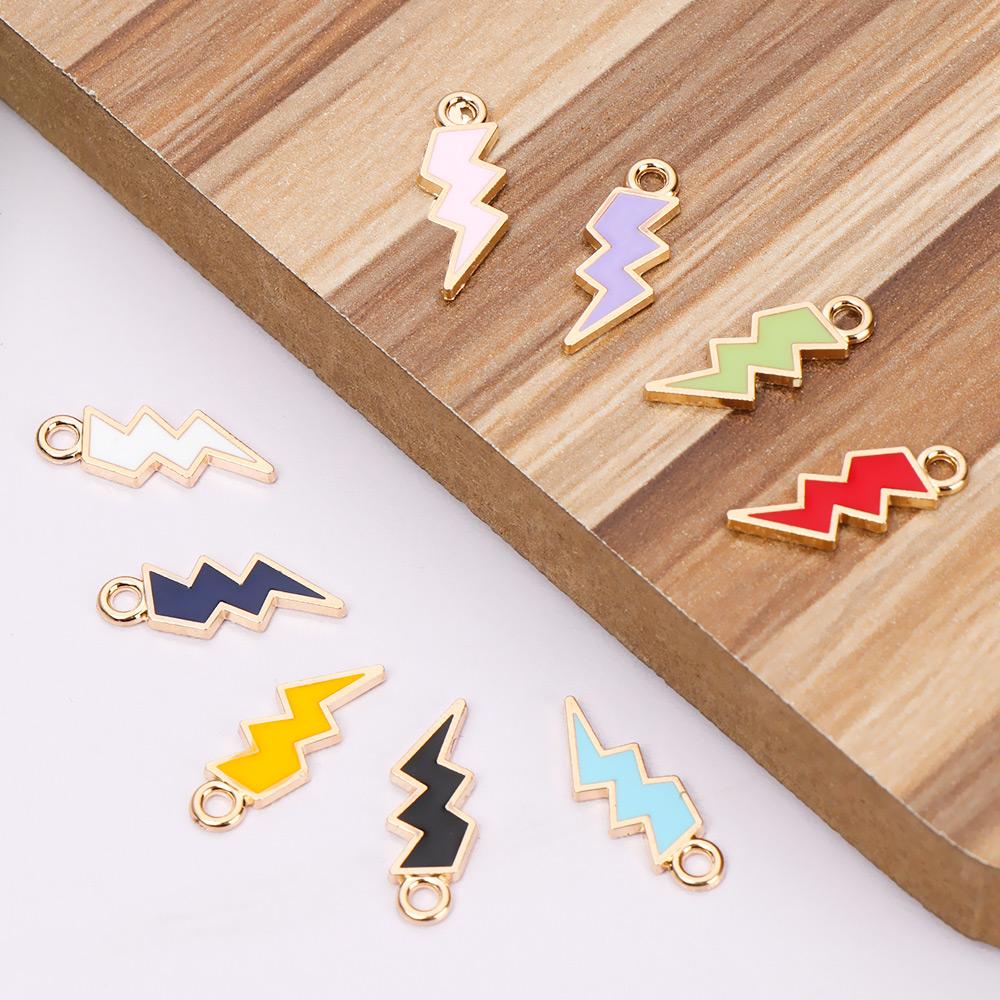 Set 10 Mặt Vòng cổ Hình Tia Chớp Độc Đáo Charms