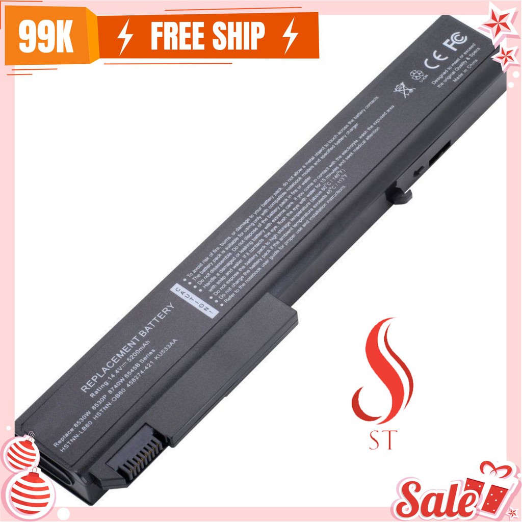 Pin HP EliteBook 8530p ❤️FREESHIP❤️ 8530W 8540P 8540W 8730P 8730W 8740W Pro 6545b