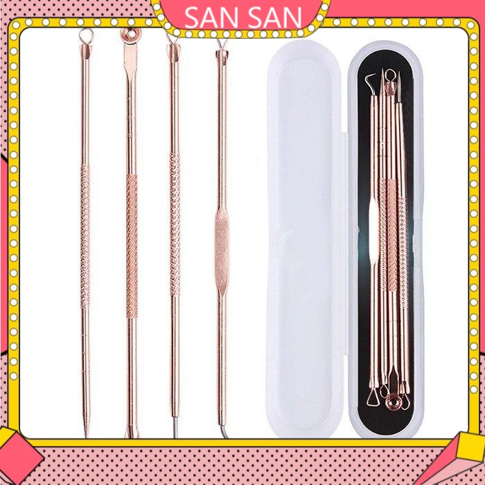 Bộ Dụng Cụ Nặn Mụn (4 cây 8 đầu đa năng và tiện dụng)