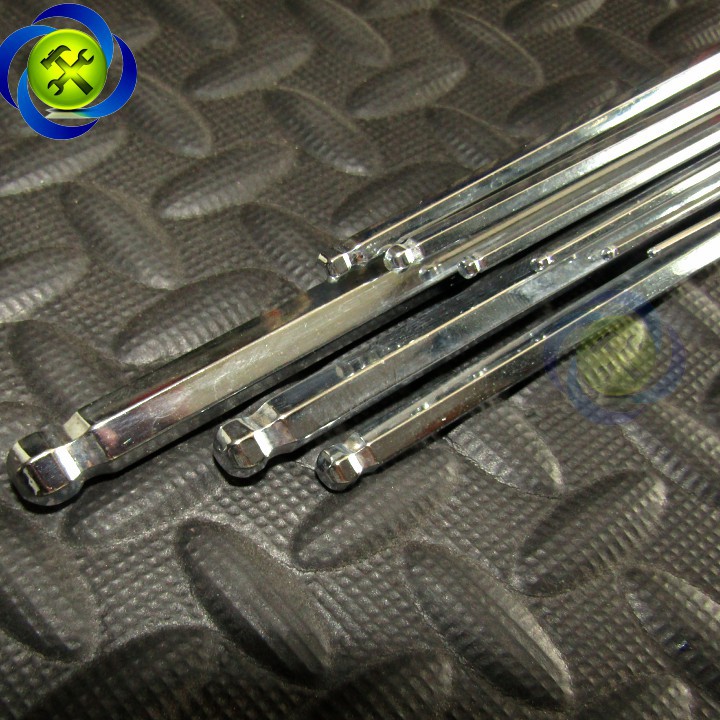 Bộ lục giác dài hệ inh C-mart F00016-INCH 9 cây
