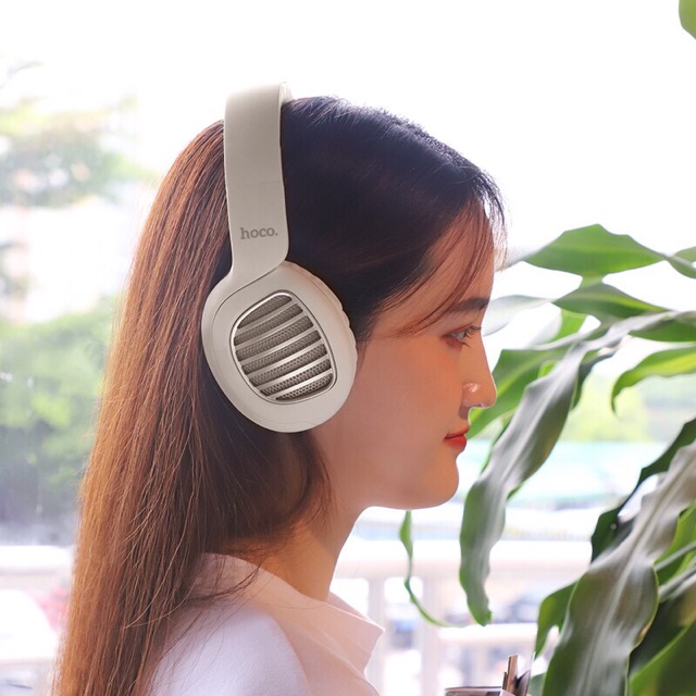 Tai nghe bluetooth chụp tai Hoco W23 có khe cắm thẻ nhớ - hàng chính hãng