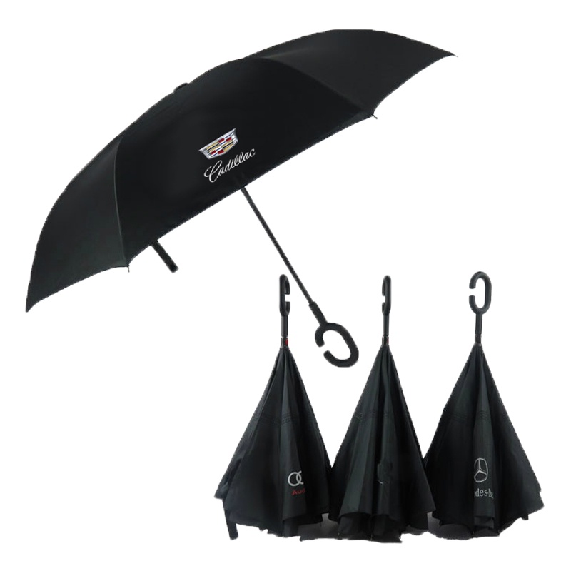 Dù Che Mưa Hai Lớp In Logo Cho Xe Hơi Lexus Volvo Lincoln Toyota