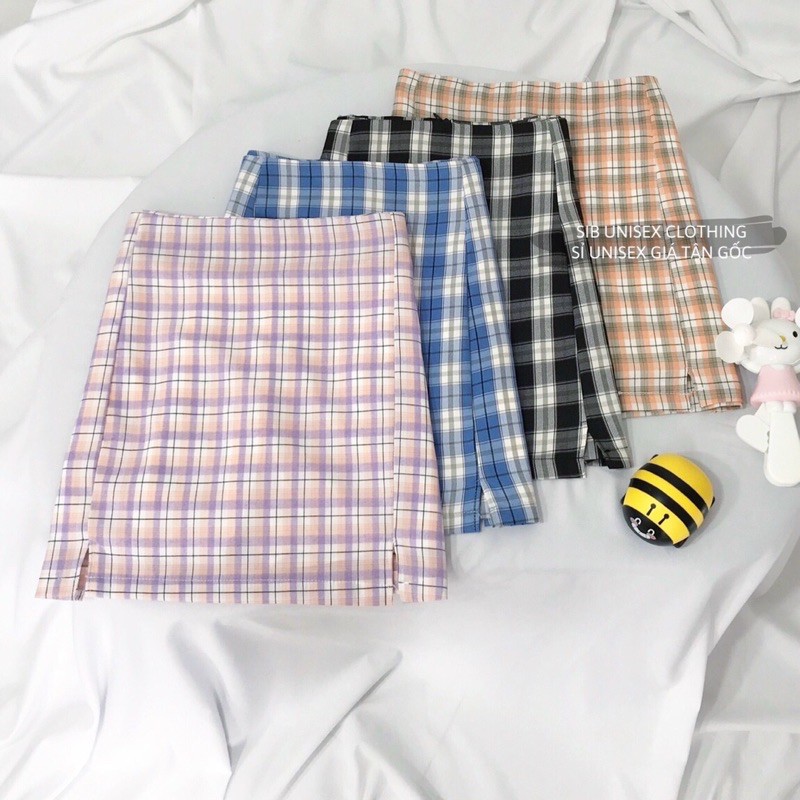 Chân Váy Caro Chữ A Lưng Cao Dáng Ôm Hợp Thời Trang Dành Cho Nữ | BigBuy360 - bigbuy360.vn