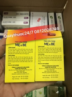 TINH DẦU TRÀM MẸ VÀ BÉ(10ml)