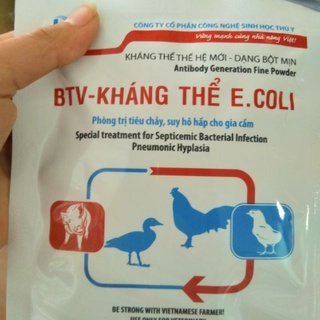 BTV kháng thể Ecoli tiêu chảy cho gia cầm gói 100g