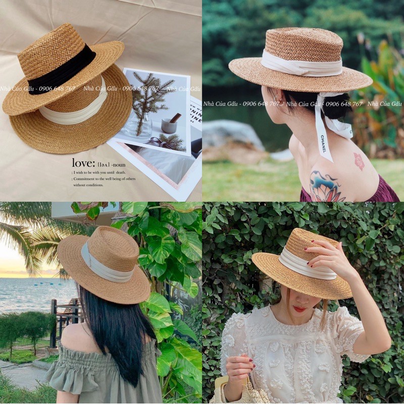 Nón cói phớt gaucho sang chảnh loại 1