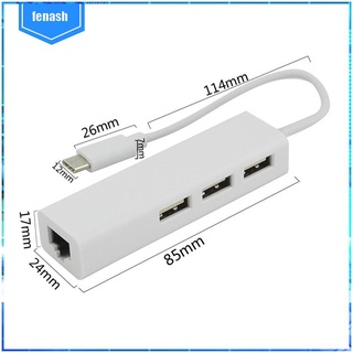 ✪Bộ Chia 3 Cổng USB 3.1 Type-C Sang USB 3.0 Tốc Độ Cao