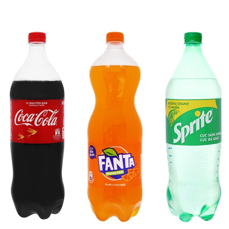 Nước Giải Khát / Nước Ngọt Có Gas Các Loại Chai 1.5L