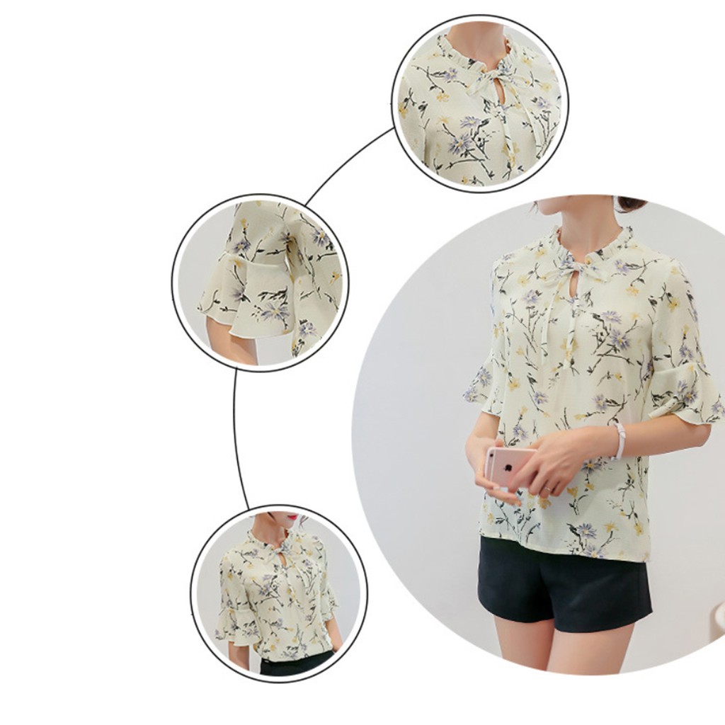Áo sơ mi công sở nữ phong cách trẻ trung, năng động. Chất liệu mát mẻ không bị nhăn