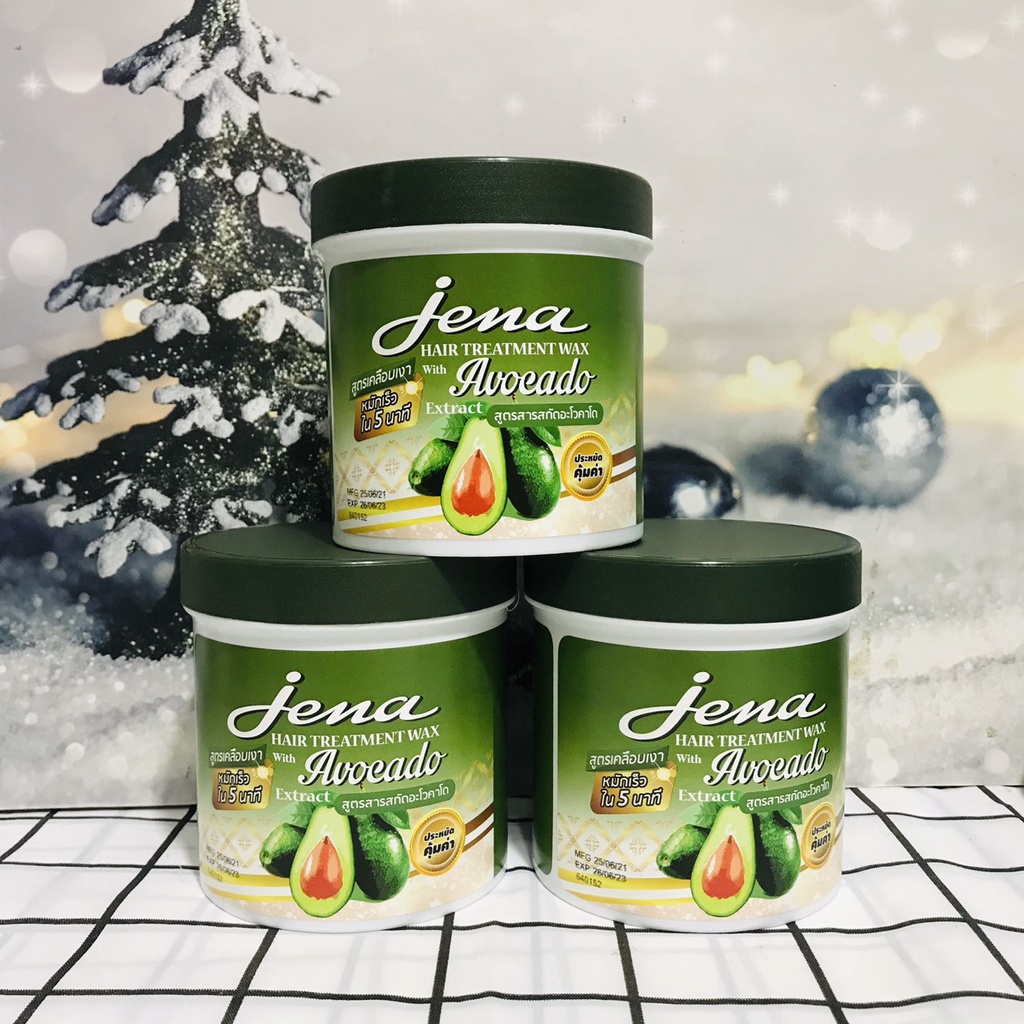 Kem ủ tóc Jena Hair Treatment Wax VỊ BƠ- Thái Lan (500g)