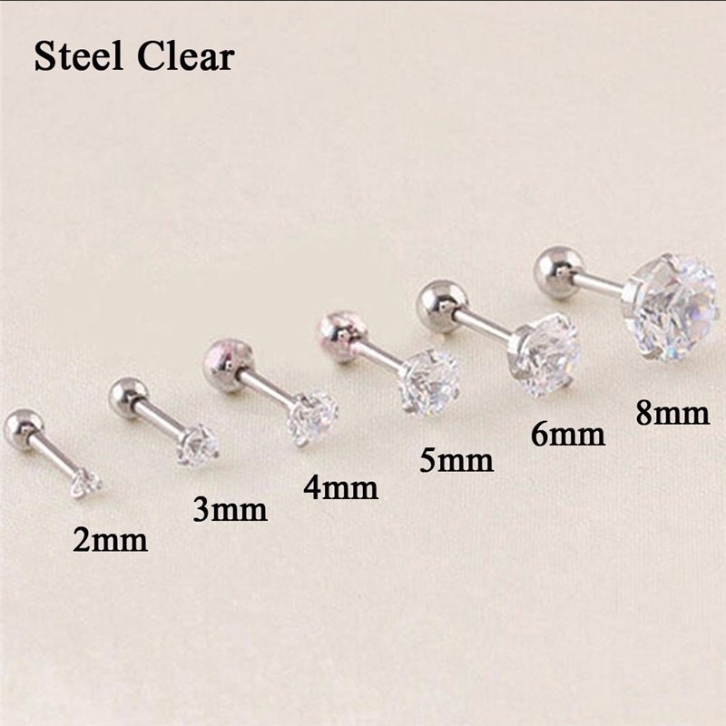 Khuyên tai xinh đủ size bằng thép y tế k gỉ - XUÂN SHOP #10351120411