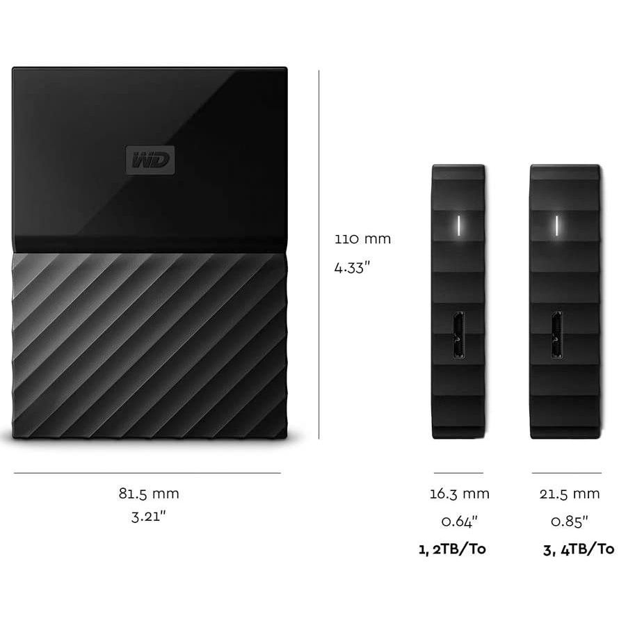 Ổ cứng WD my passport 2tb 4tb 5tb