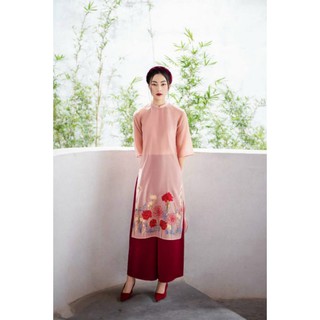 Áo Dài May Sẵn 💖𝑭𝒓𝒆𝒆𝒔𝒉𝒊𝒑💖 Áo Tơ Óng Chất Lượng Cao - Hàng VNXK - Áo Dài SViet