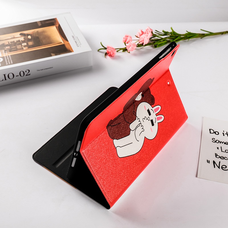 Ốp máy tính bảng hình hoạt hình cho iPad Air4 Air3 10.5 ipad9 ipad8 ipad7 10.2 pro11 ipad2/3/4 Air2 Pro9.7 2017/2018 mini54321