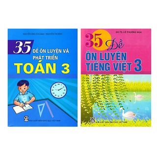 Sách - Combo 35 đề ôn luyện và phát triển Toán - Tiếng Việt lớp 3