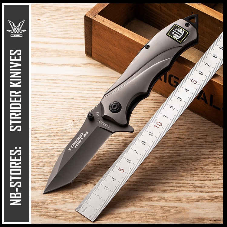 Dao phượt STRIDER gấp gọn bỏ túi - Dao tự vệ đi rừng cắm trại 313 cắt gọt hoa quả tiện lợi cao cấp
