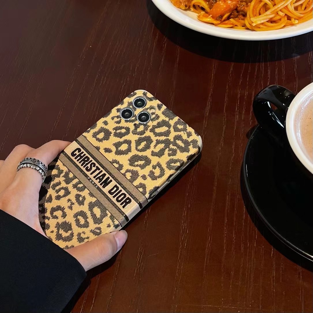 Ốp điện thoại mềm in hình da báo cho IPhone 12pro max 12mini 11Pro Max XS Max XR SE 2020 7 8 Plus | BigBuy360 - bigbuy360.vn