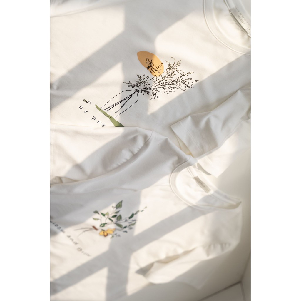 [Mã SKAMA06 giảm 8% tối đa 50K đơn 250K] Áo Thun In Hình Dáng Ngắn[Madelen] | BigBuy360 - bigbuy360.vn