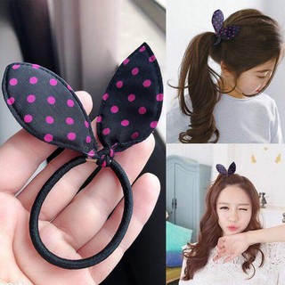 Dây buộc tóc tai thỏ siêu xinh