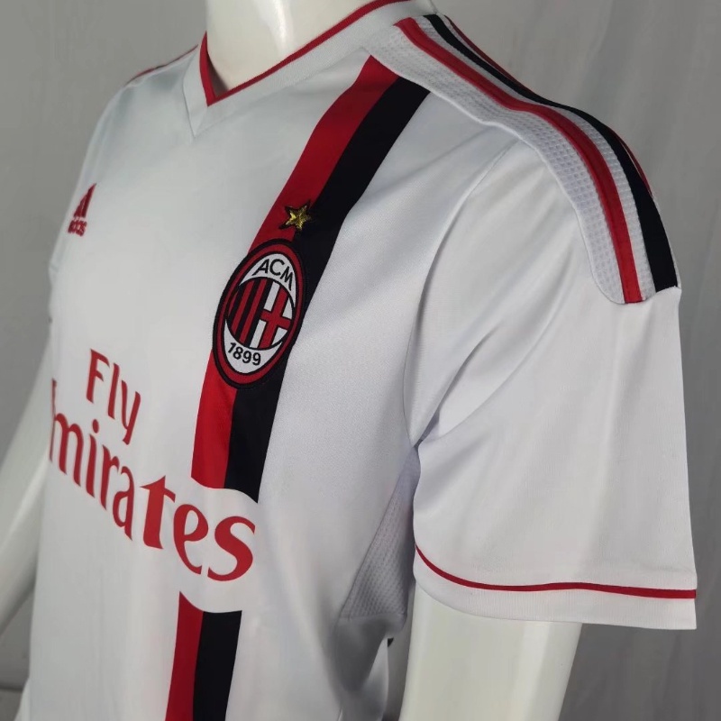 Áo Thun Bóng Đá Tay Ngắn 11-12AC Milan Size S-XXL