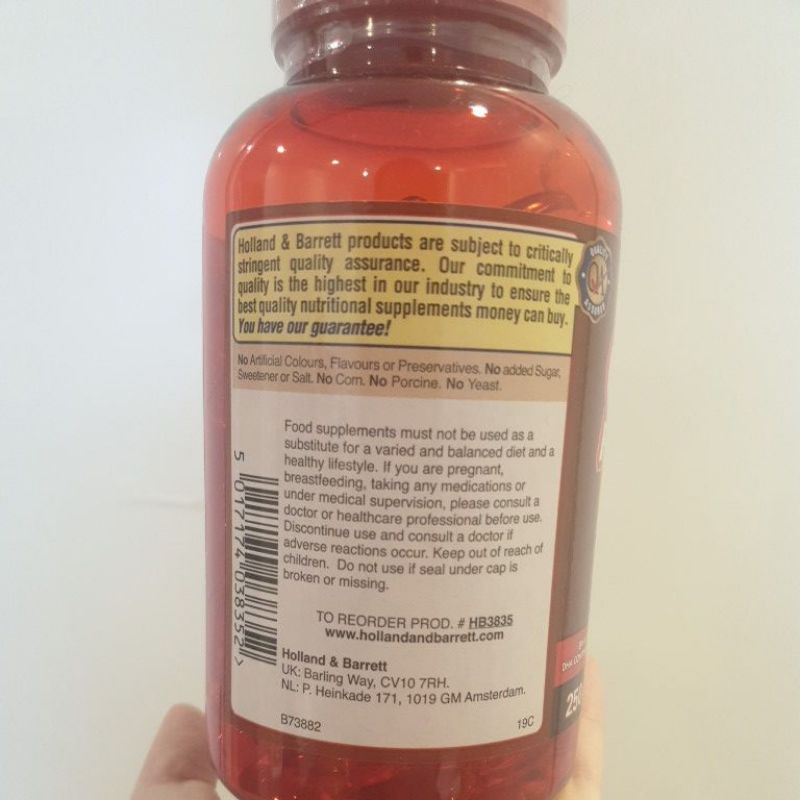 [Có Bill] [250 Viên] [1000mg] OMEGA3 hàm lượng cao holland and barrett . | Thế Giới Skin Care