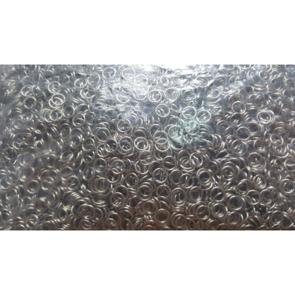 Nguyên liệu khoen 6mm - 8mm - màu trắng - màu đồng ( 5mm , 6mm , 7mm , 8mm )