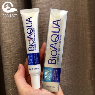 ☘☘Kem hỗ trợ giảm mụn và vết sẹo Pure skin Bioaqua 30g☘☘