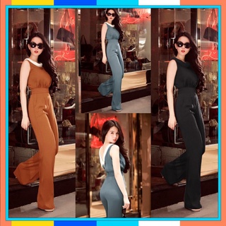 Đồ Jum 🌸FREESHIP🌸 Jumpsuit dài cổ lá sen giống ngọc trinh TJ1135